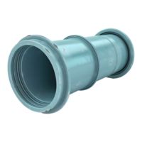 AI generated 3D Rendering of a Big Plastic Pipe on Transparent Background - Ai Generated png