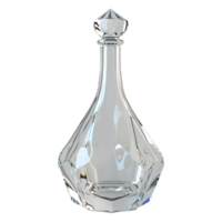 AI generated Empty Glass Bottle on Transparent background - Ai Generated png