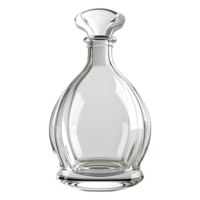 AI generated Empty Glass Bottle on Transparent background - Ai Generated png