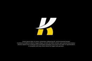 logo letter k sport style vector