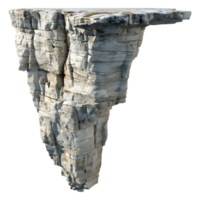 AI generated High Mountain Hill on Transparent background - Ai Generated png