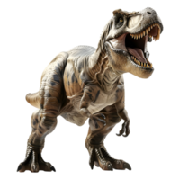 ai généré tyrannosaure Rex sur transparent Contexte - ai généré png