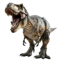 ai gegenereerd tyrannosaurus rex Aan transparant achtergrond - ai gegenereerd png