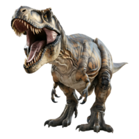 ai genererad tyrannosaurus rex på transparent bakgrund - ai genererad png