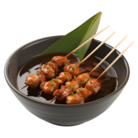 AI generated 3D Rendering of a Thai Street Eat in a Bowl on Transparent Background - Ai Generated png