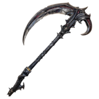 AI generated Death Scythe or War Hammer on Transparent background - Ai Generated png