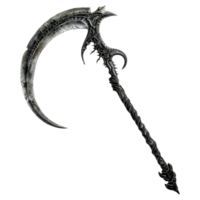 AI generated Death Scythe or War Hammer on Transparent background - Ai Generated png