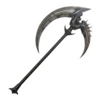 AI generated Death Scythe or War Hammer on Transparent background - Ai Generated png