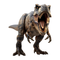 ai genererad tyrannosaurus rex på transparent bakgrund - ai genererad png