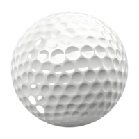 ai gerado golfe bola em transparente fundo - ai gerado png