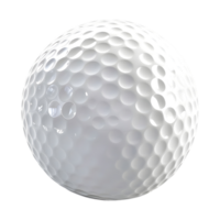 ai gerado golfe bola em transparente fundo - ai gerado png