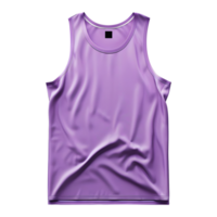 AI generated 3D Rendering of a Ladies Fitness Tank Top on Transparent Background - Ai Generated png