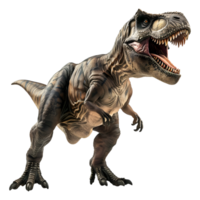 ai gegenereerd tyrannosaurus rex Aan transparant achtergrond - ai gegenereerd png