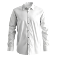 ai généré 3d le rendu de une plein manches chemise sur transparent Contexte - ai généré png