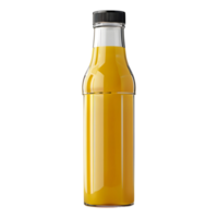 ai genererad juice i en glas flaska på transparent bakgrund - ai genererad png