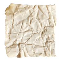 ai généré rugueux papier texture sur transparent Contexte - ai généré png