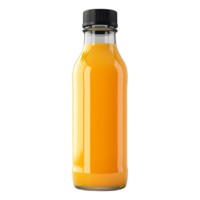 ai genererad juice i en glas flaska på transparent bakgrund - ai genererad png