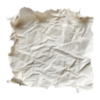 ai généré rugueux papier texture sur transparent Contexte - ai généré png