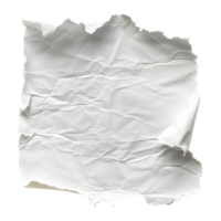 ai généré rugueux papier texture sur transparent Contexte - ai généré png