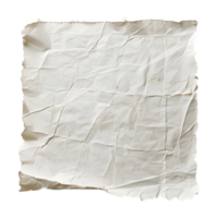 ai généré rugueux papier texture sur transparent Contexte - ai généré png