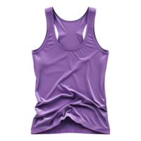 AI generated 3D Rendering of a Ladies Fitness Tank Top on Transparent Background - Ai Generated png