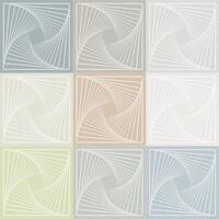 Modern abstract white line pattern square geometric seamless colorful background. vector