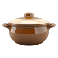 AI generated 3D Rendering of a Bread Pot on Transparent Background - Ai Generated png