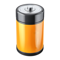 AI generated 3D Rendering of a Battery Cell on Transparent Background - Ai Generated png