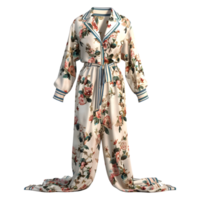 ai généré 3d le rendu de une femelle nuit costume sur transparent Contexte - ai généré png