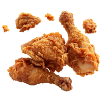 AI generated 3D Rendering of a Fried Wings or Nuggets on Transparent Background - Ai Generated png
