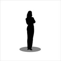 Women silhouette vector