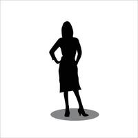 Women silhouette vector