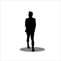 Men silhouette stock vector illustration