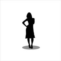 Women silhouette vector