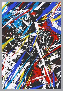 Soccer jersey design for sublimation. Abstract background with sport pattern. vector