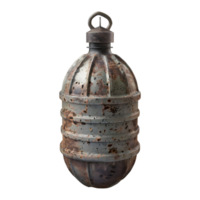 AI generated 3D Rendering of a Hand Bomb on Transparent Background - Ai Generated png