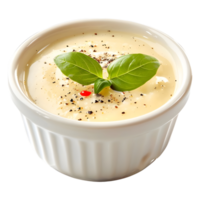 AI generated 3D Rendering of a Corn Soup on Transparent Background - Ai Generated png