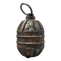 AI generated 3D Rendering of a Hand Bomb on Transparent Background - Ai Generated png