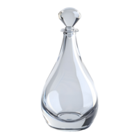 AI generated Empty Glass Bottle on Transparent background - Ai Generated png