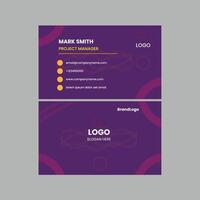 DIGITAL MARKETING BUSINESS CARD DESIGN vector