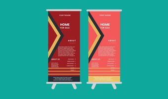 ROLL UP BANNER DESIGN vector