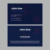 DIGITAL MARKETING BUSINESS CARD DESIGN vector