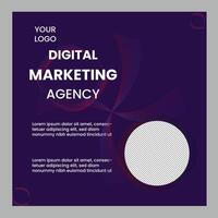 DIGITAL MARKETING SOCIAL MEDIA POST DESIGN vector