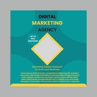 DIGITAL MARKETING SOCIAL MEDIA POST vector