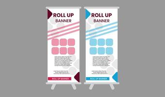 ROLL UP BANNER DESIGN vector