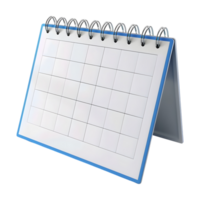 AI generated 3D Rendering of a Calendar on Transparent Background - Ai Generated png