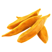 AI generated 3D Rendering of a Yellow Turmeric Powder on Transparent Background - Ai Generated png