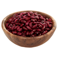 AI generated 3D Rendering of a Red Beans on Transparent Background - Ai Generated png