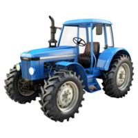 AI generated 3D Rendering of a Farming Tractor on Transparent Background - Ai Generated png