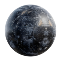 AI generated 3D Rendering of a Space Planet on Transparent Background - Ai Generated png